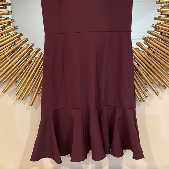 Veronica Beard Maroon Mini Dress - Picture 3 of 8